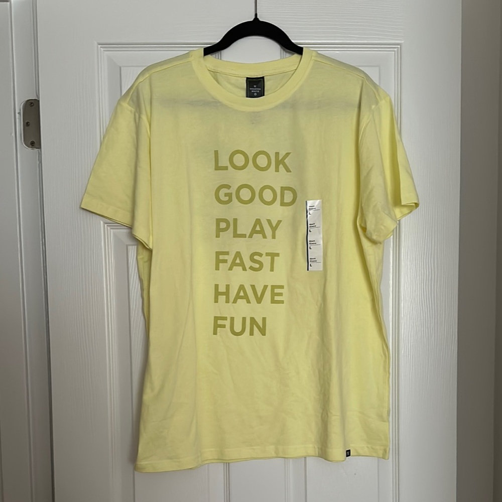 Large Yellow Graphic T-Shirt